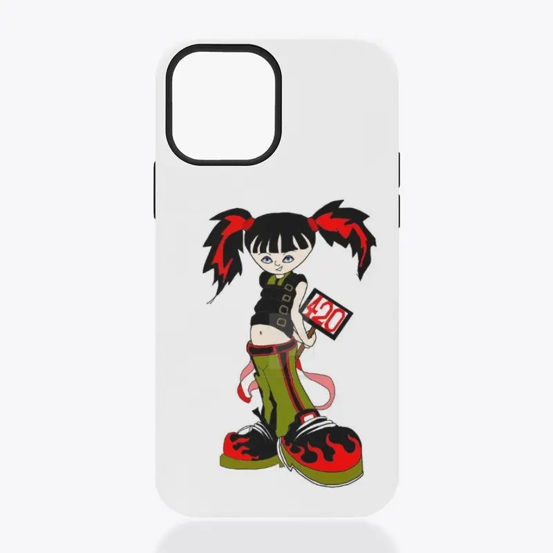 punk rock princess phone case