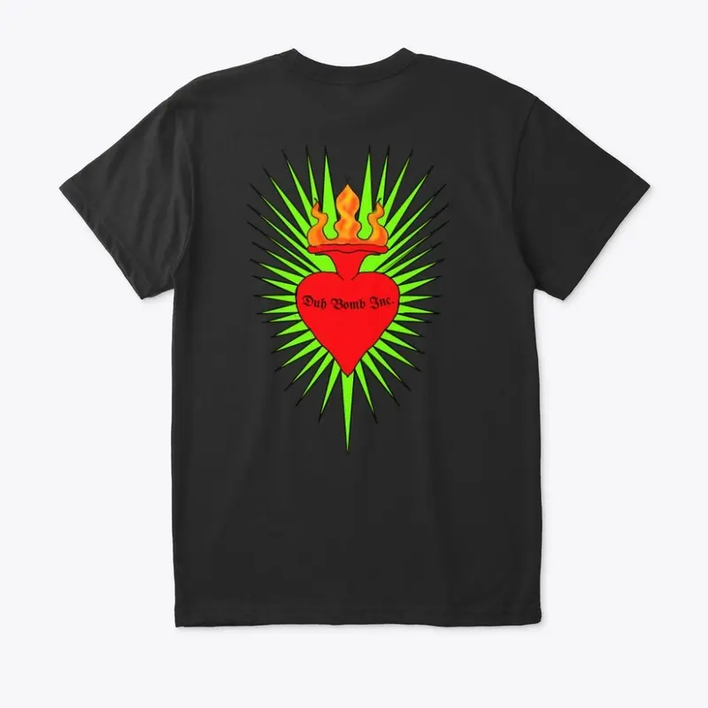 heart on fire tee